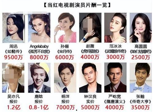 明星价格表 娱乐圈是我的,揭秘明星价格背后的秘密